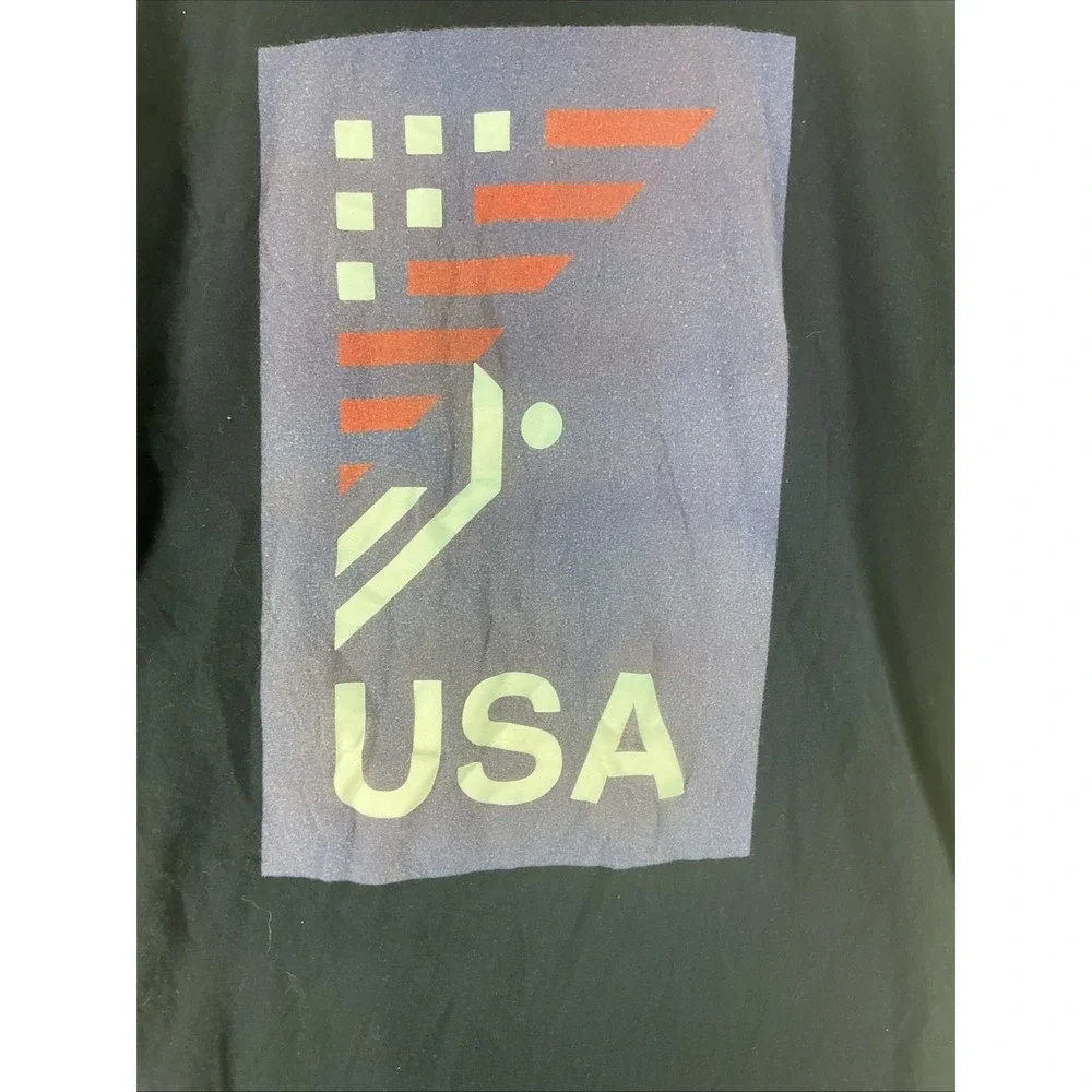 The North Face Mens Black Graphic Print Cotton Short Sleeve T-Shirt Size Medium